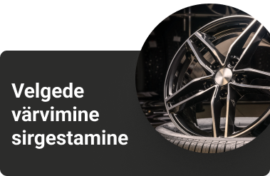 Velgede sirgendamine ja värvimine