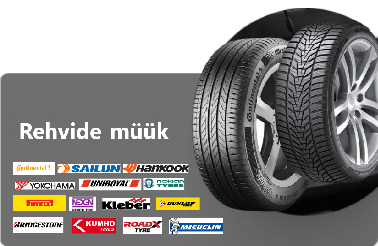 Rehvide müük toimub Kumm.ee kaudu
